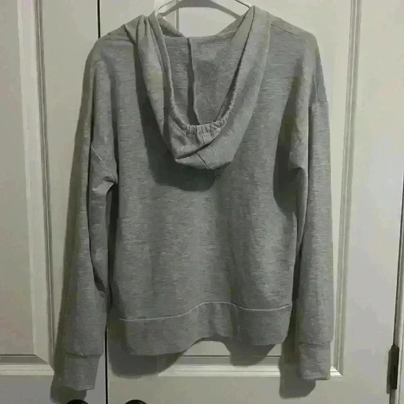 Danskin Athleisure Grey Hoodie with Mesh see through, size M - Picture 4 of 6